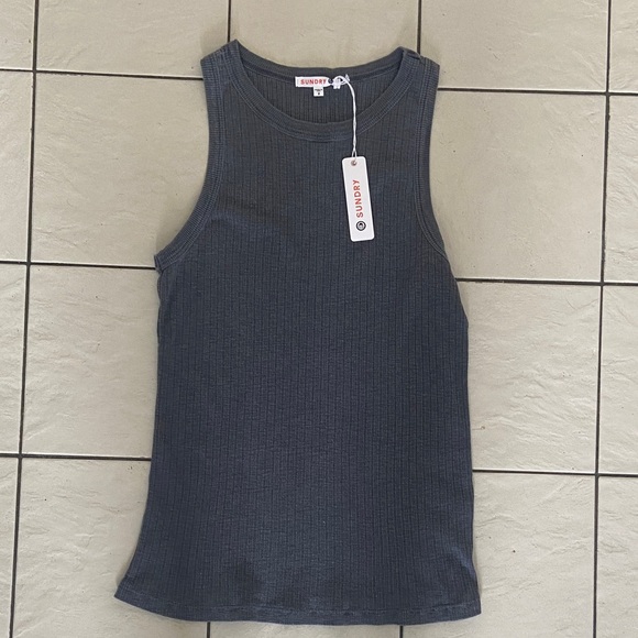 Sundry Ribbed Racerback size 2 - Picture 5 of 6